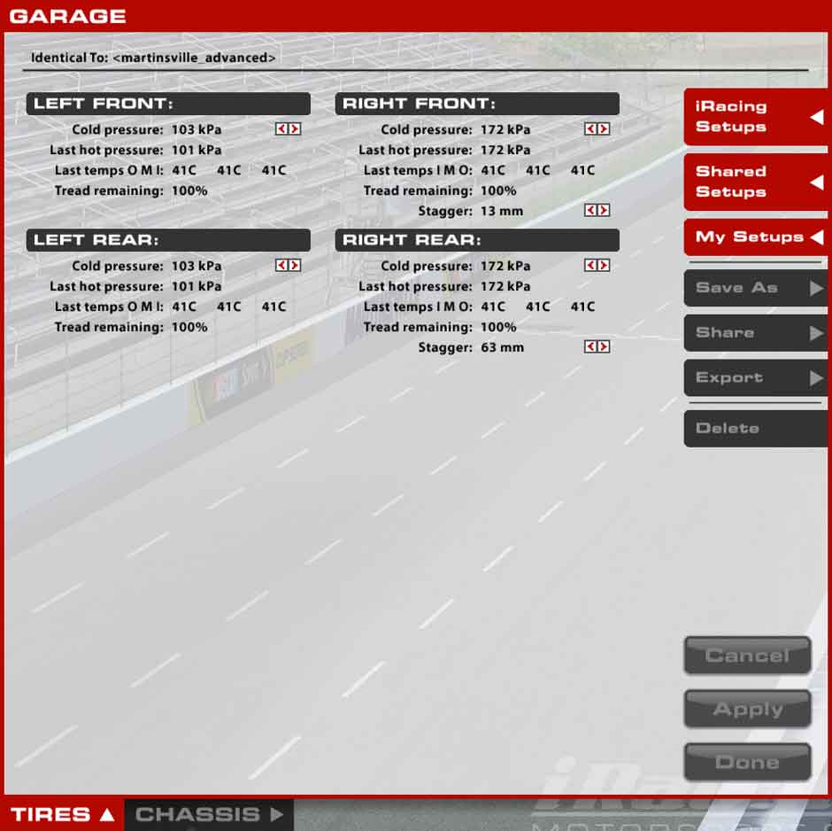 SK Modified - Tires