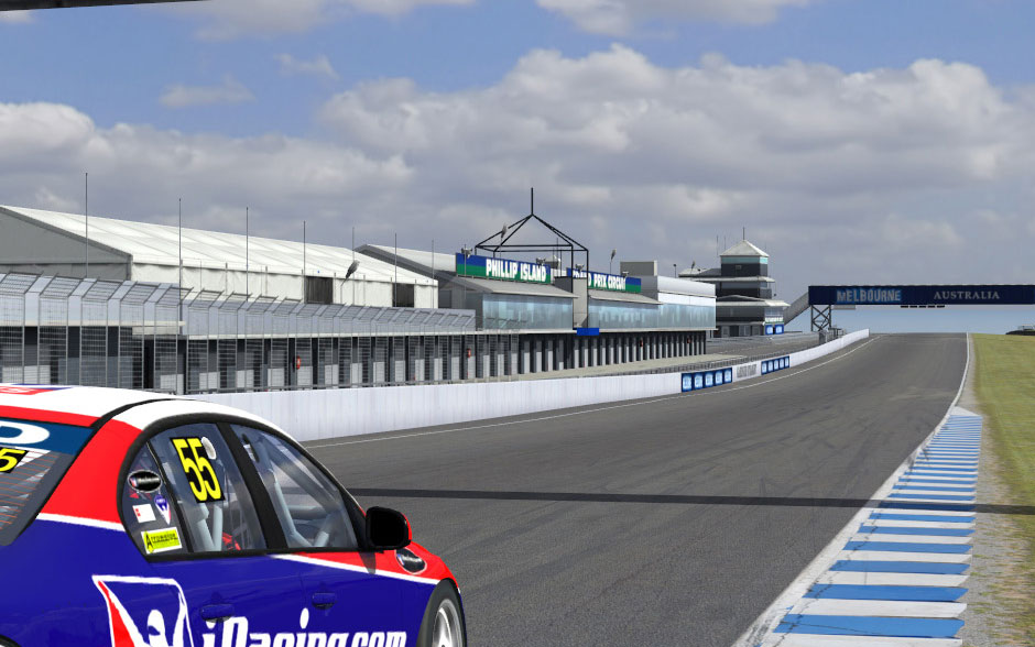iRacing : Ford V8 sur Phillip Island
