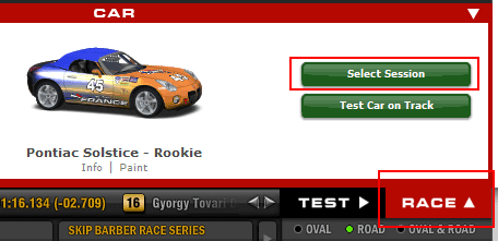 cliquer sur RACE