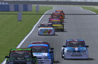 Renault 5 &agrave; Donington